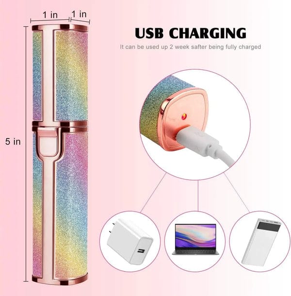 2 IN 1 Rechargeable Eye Brow Trimmer