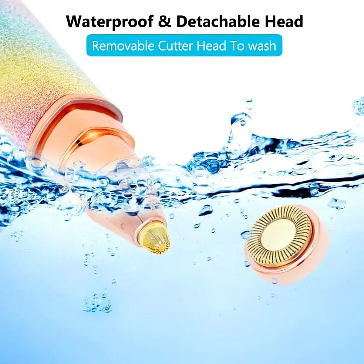 2 IN 1 Rechargeable Eye Brow Trimmer